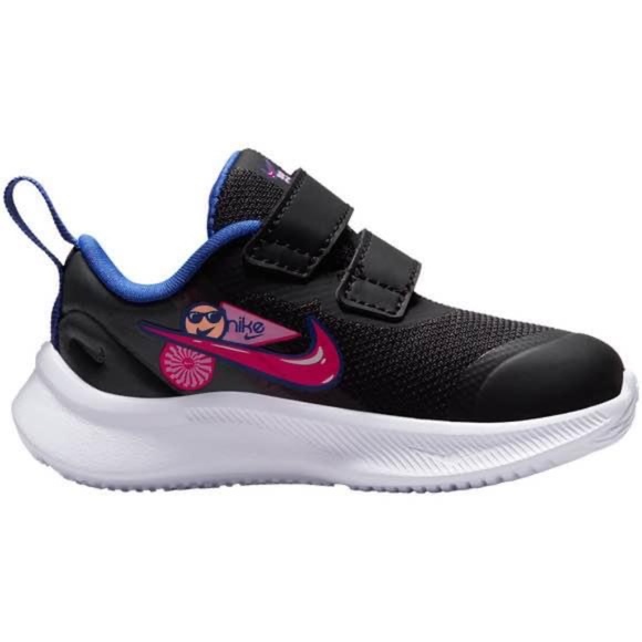 BRAND NEW toddler girl Nike nike star runner double Velcro shoes size 5 C - Picture 1 of 6